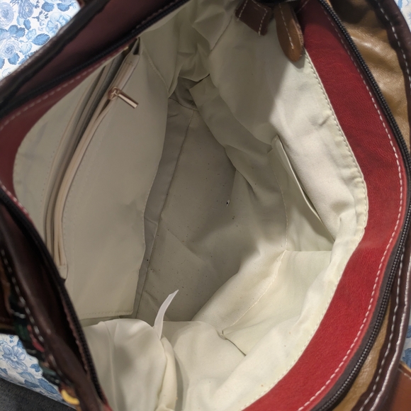 Multicolor Leather Woven Purse - Picture 10 of 15